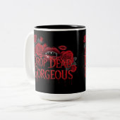 Tasse 2 Couleurs Drop Dead Gorgeous Tee (Devant gauche)