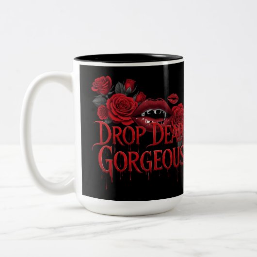 Tasse 2 Couleurs Drop Dead Gorgeous Tee (Gauche)