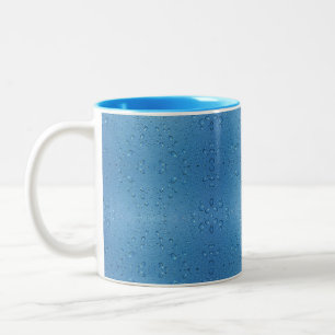 Tasse 2 Couleurs Droplets d'eau contre ciel bleu