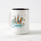 Tasse 2 Couleurs dubaï (Devant gauche)
