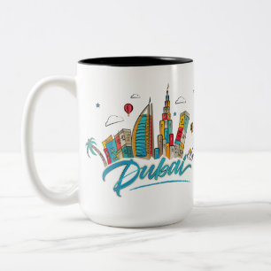 Tasse 2 Couleurs dubaï