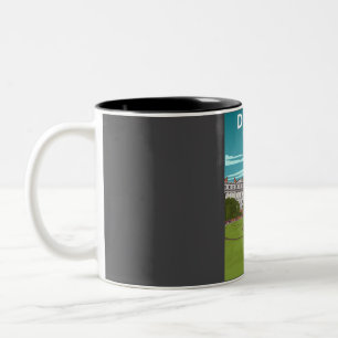 Tasse 2 Couleurs Dublin Irlande Caste Travel Poster