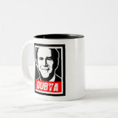 TASSE 2 COULEURS DUBYA (Devant gauche)