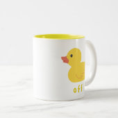 Tasse 2 Couleurs Duck Off ! (Devant droit)