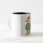 Tasse 2 Couleurs Duck Sounds in Different Language (Devant gauche)