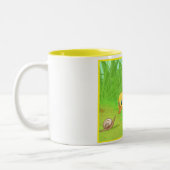 Tasse 2 Couleurs Duckings et l'escargot (Gauche)