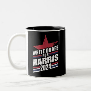 Tasse 2 Couleurs Dudes Blanches Pour Kamala Harris 2024