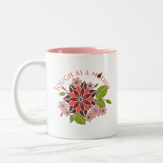 Tasse 2 Couleurs Dur comme mère (Gauche)