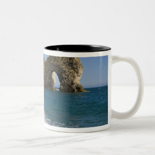 Tasse 2 Couleurs Durdle Door, Lulworth Cove, Jurassic Coast,