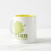 Tasse 2 Couleurs Durian le fruit puant (Devant gauche)