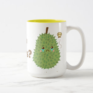 Tasse 2 Couleurs Durian triste qui ne reçoit aucune étreinte