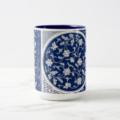 Tasse 2 Couleurs Dynastie Ming Willow bleu Chine Botanique (Centre)