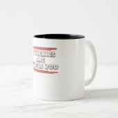 Tasse 2 Couleurs Dyslexics Are Teople Poo Dyslexia Awareness (Devant droit)