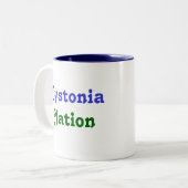 Tasse 2 Couleurs Dystonia Nation Mu3 (Devant gauche)