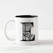 Tasse 2 Couleurs E est pour Epidermis (mug) (Gauche)