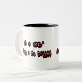 Tasse 2 Couleurs E=MC Café (Devant gauche)