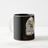 Tasse 2 Couleurs Eagle chauve (Devant gauche)
