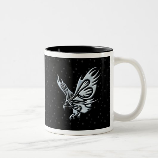 Tasse 2 Couleurs Eagle tribal (Droit)