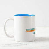 Tasse 2 Couleurs East Beach Georgia Sun Palm Trees (Gauche)