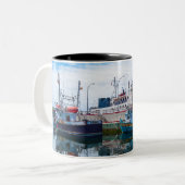 Tasse 2 Couleurs East coast Boats (Devant gauche)