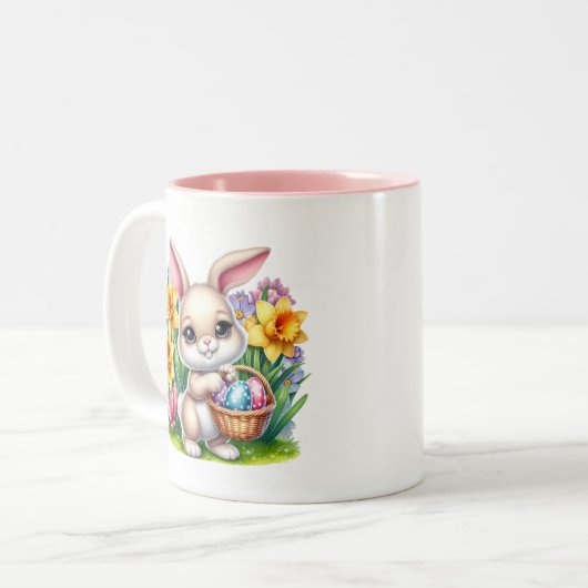 Tasse 2 Couleurs Easter Bunny  (Devant gauche)