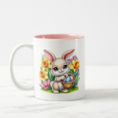 Tasse 2 Couleurs Easter Bunny  (Gauche)
