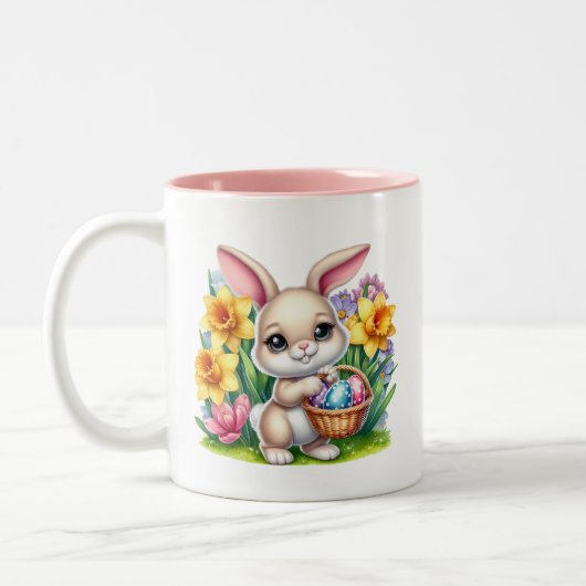 Tasse 2 Couleurs Easter Bunny  (Gauche)