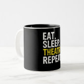 Tasse 2 Couleurs Eat Sleep (Devant gauche)