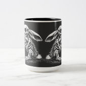 Tasse 2 Couleurs Eat Veggies – Dead Rabbit by BurnsInHell (Centre)