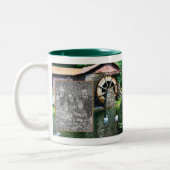 Tasse 2 Couleurs Eau Roue Canard Peinture Étang Ajouter Votre Photo (Gauche)