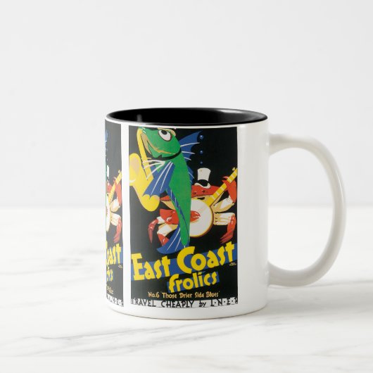 Tasse 2 Couleurs Ébats de Côte Est (Droit)