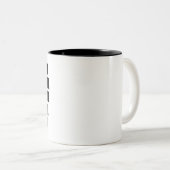 Tasse 2 Couleurs Échec N'Est Pas Une Option (Devant droit)