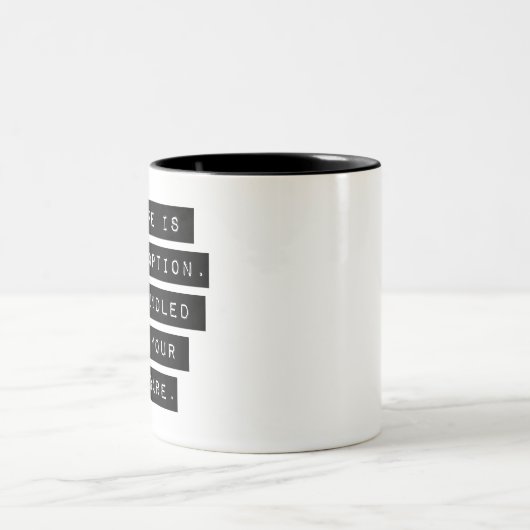 Tasse 2 Couleurs Échec N'Est Pas Une Option (Centre)