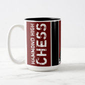 TASSE 2 COULEURS ÉCHECS LYCÉE HAMMOND (Gauche)