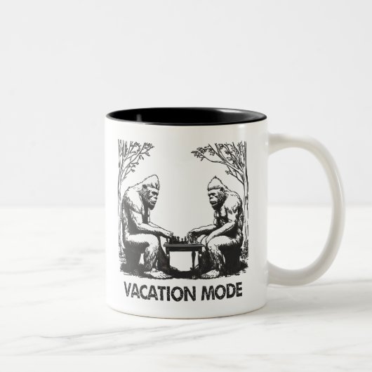 Tasse 2 Couleurs Échecs mode Vacances Bigfoot (Droit)