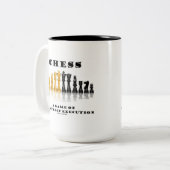 Tasse 2 Couleurs Échecs Un Jeu D'Exécution Stratégique (Devant gauche)