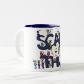 Tasse 2 Couleurs Échelle-Ce-Tasse (Devant gauche)