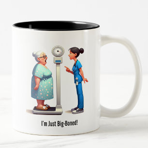 Tasse 2 Couleurs Échelle surprenante des aînés par rapport au mal