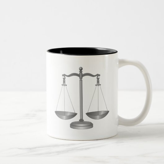 Tasse 2 Couleurs Échelles de justice (Droit)