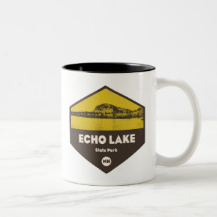 Tasse 2 Couleurs Echo Lake State Park New Hampshire