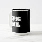 Tasse 2 Couleurs Échouer épique (Devant gauche)