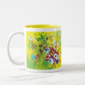 Tasse 2 Couleurs Éclaboussure d'aquarelle (Gauche)