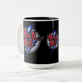 Tasse 2 Couleurs Éclair de roche et de rouleau (Devant gauche)
