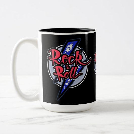 Tasse 2 Couleurs Éclair de roche et de rouleau (Gauche)