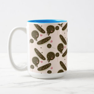 Tasse 2 Couleurs Eclair Donuts Cake Pops Saint Valentin