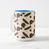 Tasse 2 Couleurs Eclair Donuts Cake Pops Saint Valentin (Devant gauche)