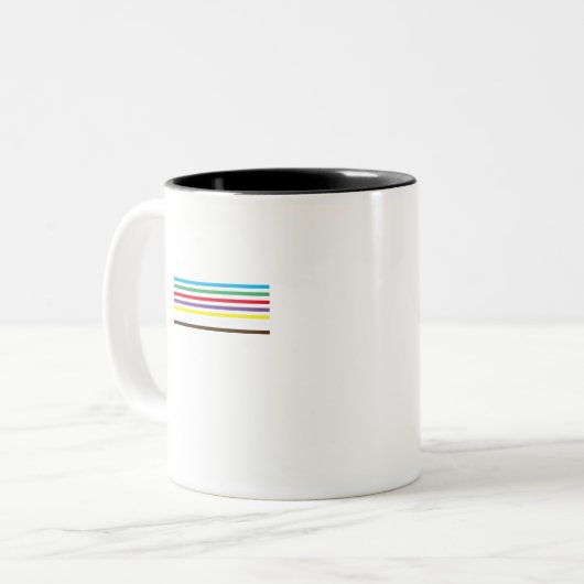 Tasse 2 Couleurs Éclairage Conception minimale (Devant gauche)