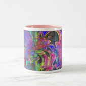 Tasse 2 Couleurs Éclat rougeoyant de couleur (Centre)