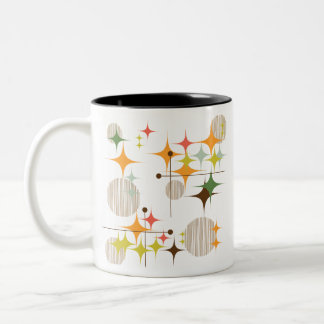 Tasse 2 Couleurs Éclats d'étoiles et globes de style moderne du mil