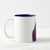 Tasse 2 Couleurs Eclectus femelle 11oz (Gauche)